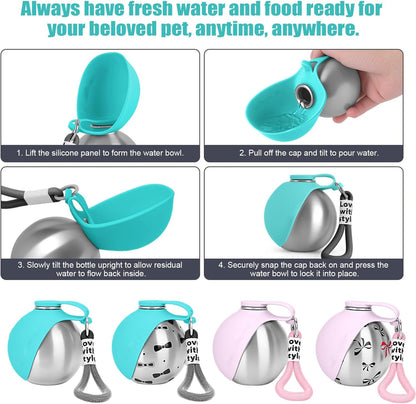 Dogs Drinking Bottle for On the Go