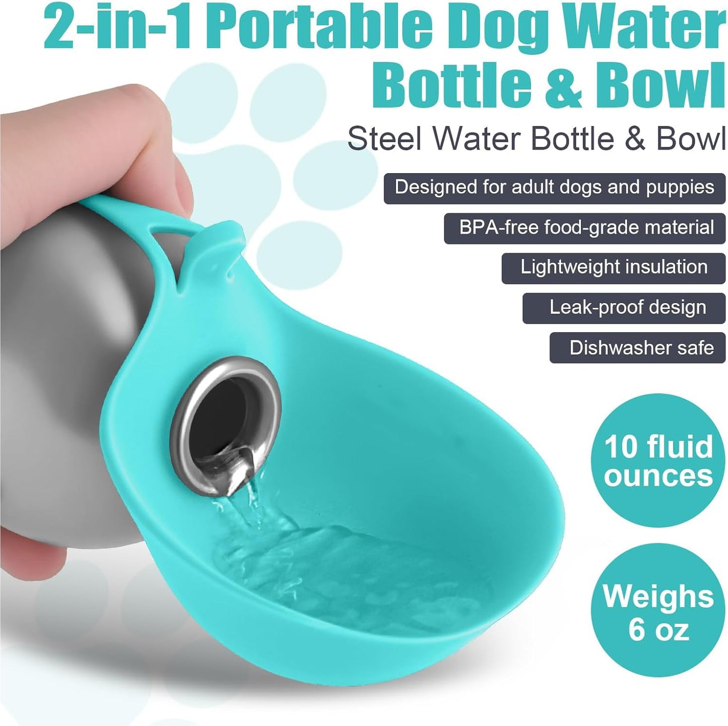 Dogs Drinking Bottle for On the Go