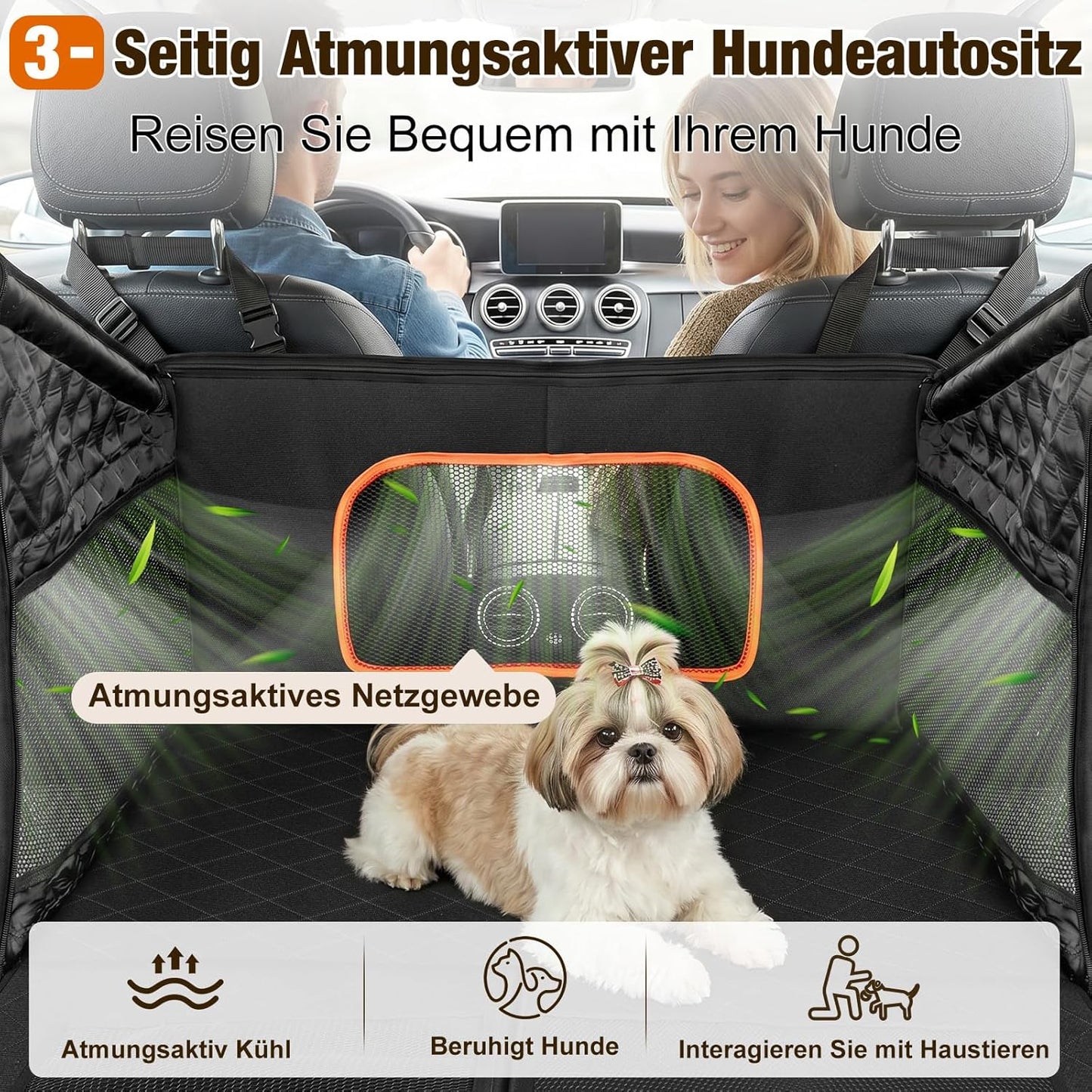 Extra Stabiler Hunde Autositz