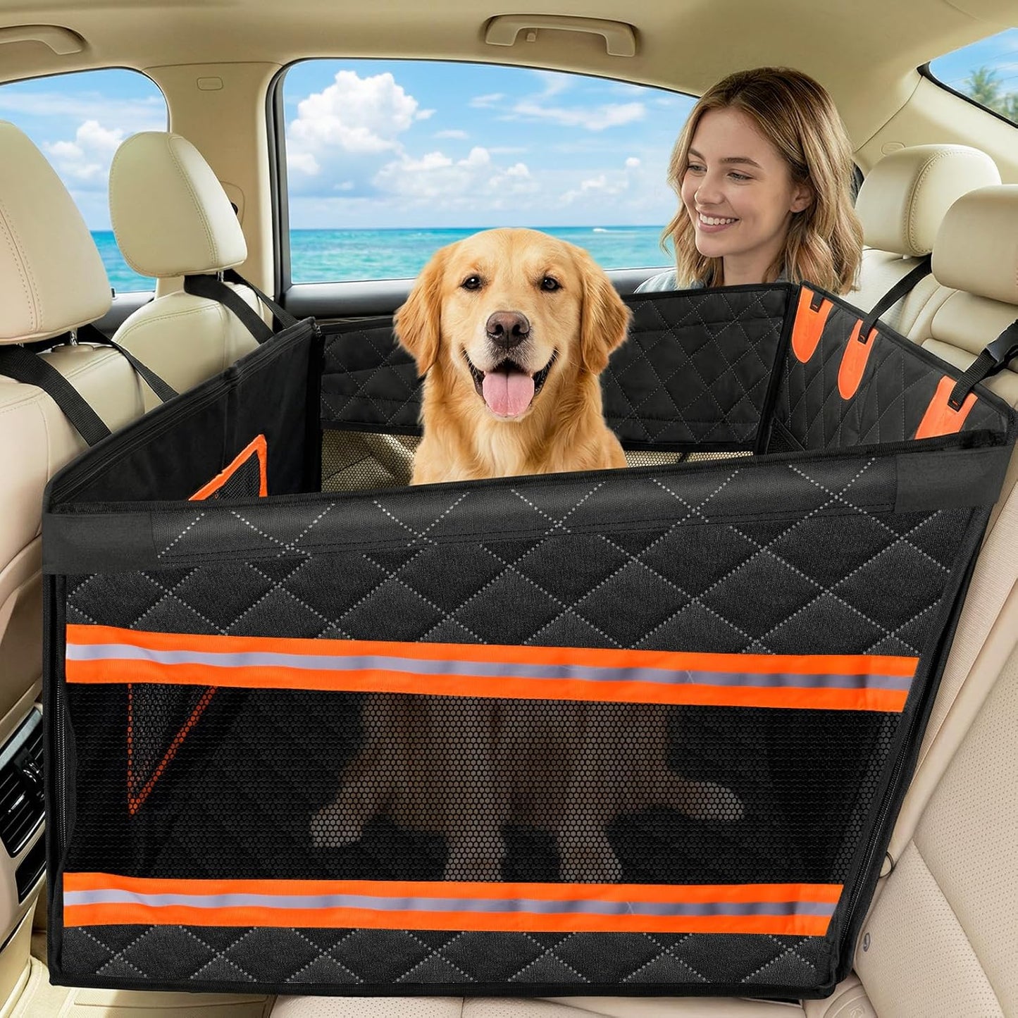Extra Stabiler Hunde Autositz